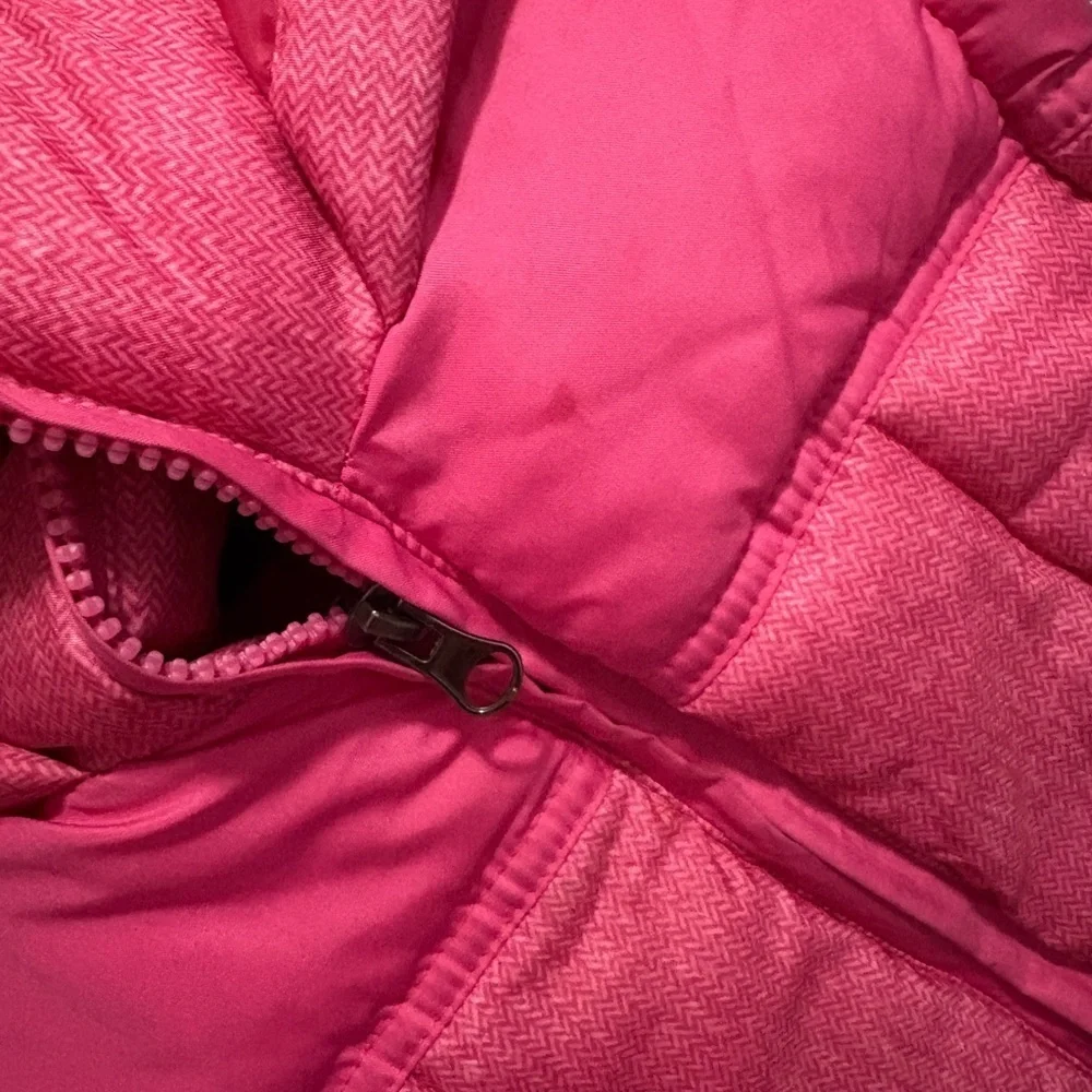 Pink hooded jacket
